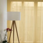 Tagesvorhang GENEVA II Aprikose [015] - Wohnzimmer