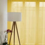 Tagesvorhang GENEVA II Goldgelb [020] - Wohnzimmer