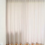 Nachtvorhang MENDRISIO in Hellgrau [0870] - Raumansicht