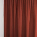 Blackoutvorhang MONTREAL in Rot [010] - Raumansicht