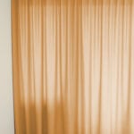 Nachtvorhang BONN in Apricot [060] - Raumansicht