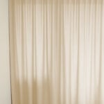Nachtvorhang BONN in Beige [075] - Raumansicht