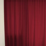 Nachtvorhang BONN in Dunkelrot [011] - Raumansicht