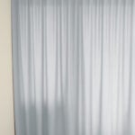 Nachtvorhang BONN in Eisblau [050] - Raumansicht
