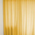 Nachtvorhang BONN in Gelb [040] - Raumansicht