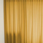 Nachtvorhang BONN in Senfgelb [042] - Raumansicht