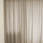 Nachtvorhang BONN in Steingrau [094] - Raumansicht