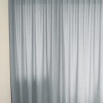 Nachtvorhang BONN in Taubenblau [051] - Raumansicht