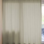Nachtvorhang GRAZ in Hellgrau [095] - Raumansicht