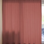Nachtvorhang GRAZ in Himbeerrot [062] - Raumansicht