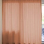 Nachtvorhang GRAZ in Lachsrot [063] - Raumansicht