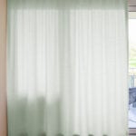 Nachtvorhang GRAZ in Pastelltürkis [080] - Raumansicht