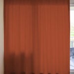 Nachtvorhang GRAZ in Rotorange [065] - Raumansicht