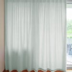 Nachtvorhang MANTUA in Blauweiss [050] - Raumansicht