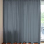 Nachtvorhang MANTUA in Dunkelblau [054] - Raumansicht