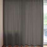 Nachtvorhang MANTUA in Dunkelgrau [096] - Raumansicht