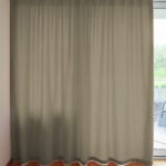 Nachtvorhang MANTUA in Grau [093] - Raumansicht