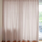 Nachtvorhang MANTUA in Rosa [062] - Raumansicht