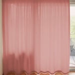 Tag-/Nachtvorhang BREMEN in Rosa [065] - Raumansicht