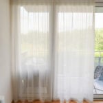 Tagesvorhang VARESE in Graubeige [020] - Raumansicht