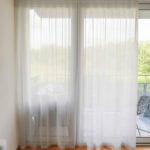 Tagesvorhang VARESE in Hellgrau [091] - Raumansicht