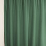 Verdunkelungsvorhang MARSALA in Grünblau [033] - Raumansicht