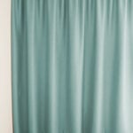 Verdunkelungsvorhang MARSALA in Pastelltürkis [082] - Raumansicht