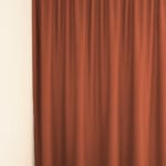 Verdunkelungsvorhang TAMPERE in Rotorange [063] - Raumansicht