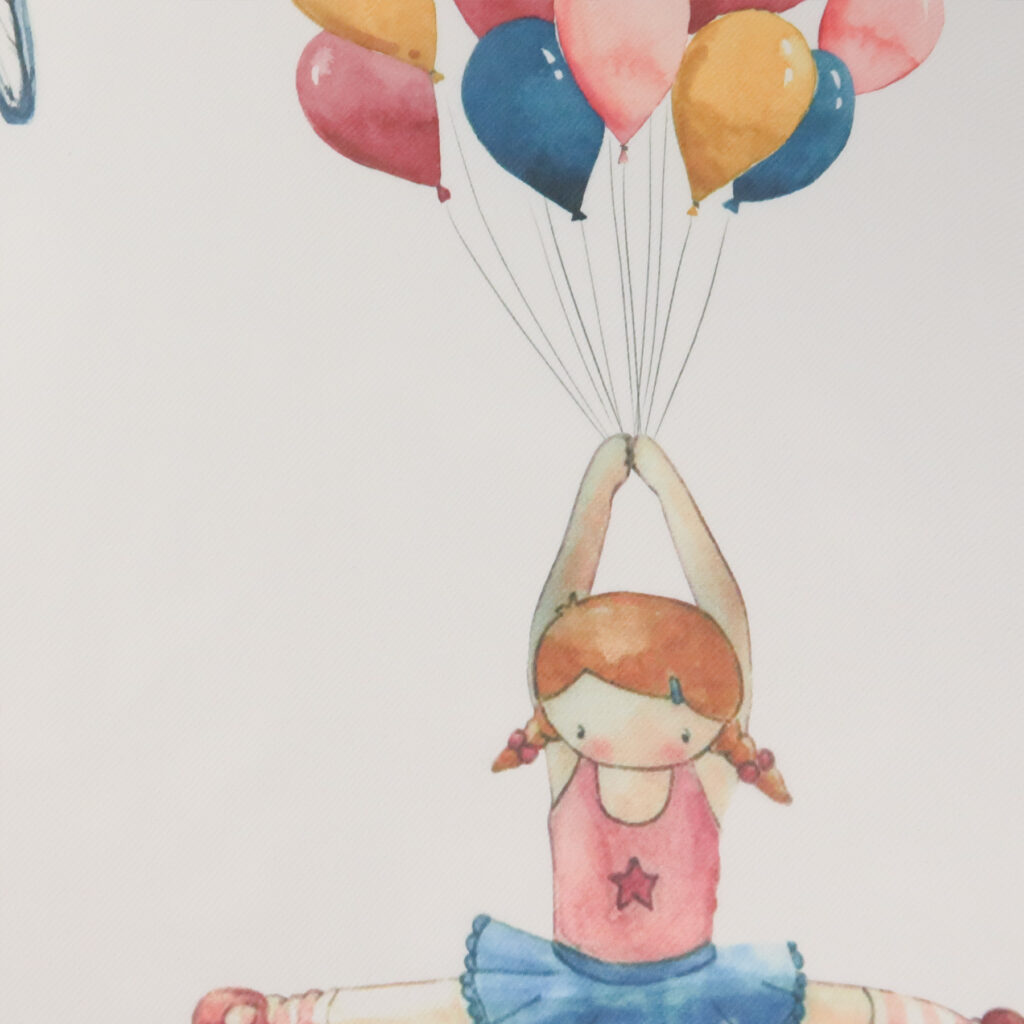 Kindervorhang HAPPY CLOWN DAY