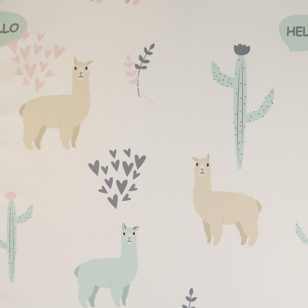 Kindervorhang HAPPY LAMA DIMOUT
