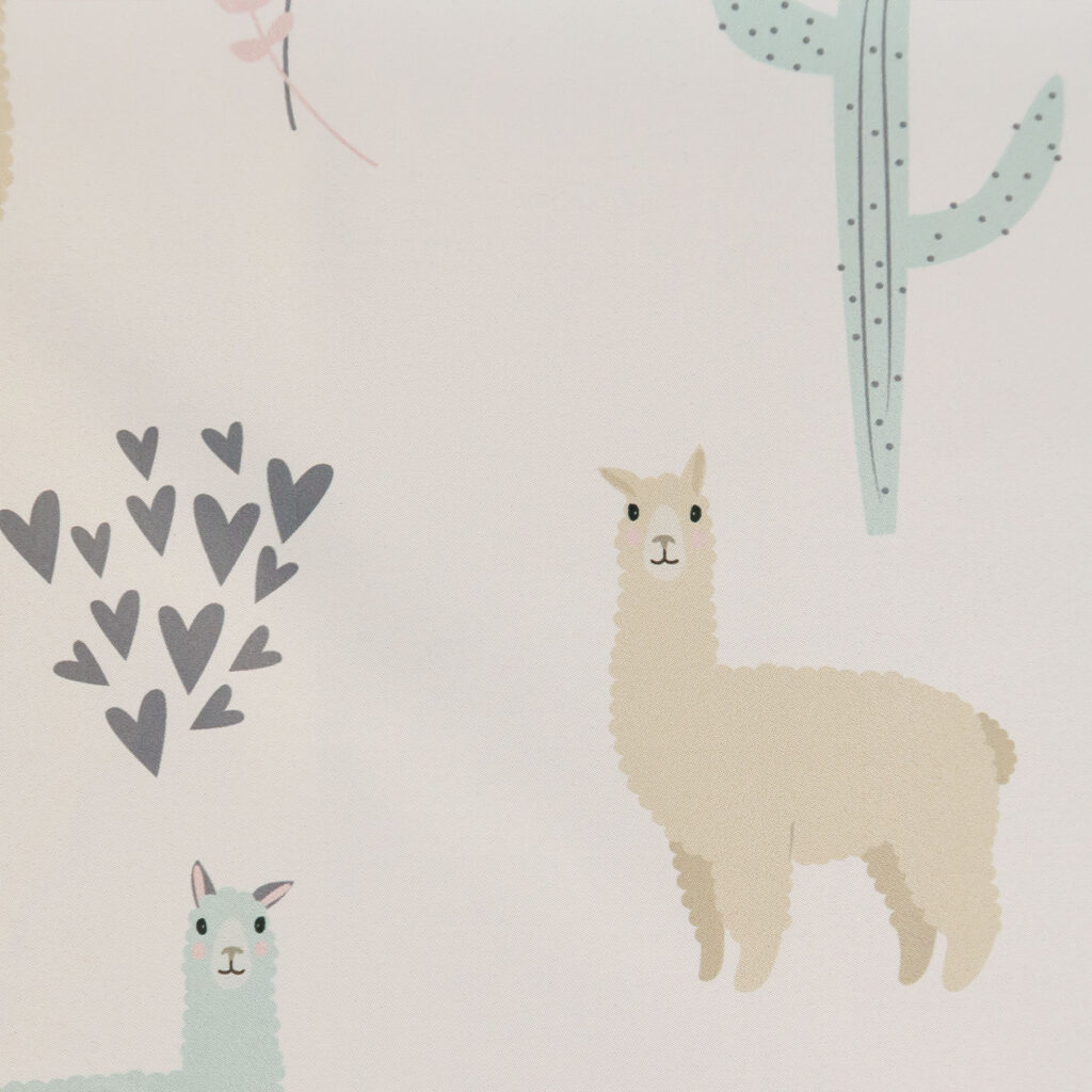 Kindervorhang HAPPY LAMA DIMOUT