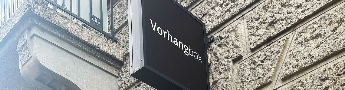 Vorhangbox Showroom St. Gallen Interior