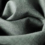 Nachtvorhang CASA Grau-Grün [0952] - Stoff Detail gedreht